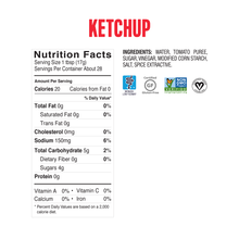 Load image into Gallery viewer, <b><big> Low FODMAP <br>Ketchup </big></b><br><small> Onion, Garlic & Gluten Free</small>