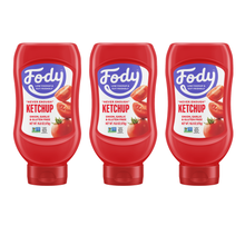Load image into Gallery viewer, <b><big> Low FODMAP Ketchup <br> 3 Pack </big></b><br><small>Onion, Garlic & Gluten Free</small>