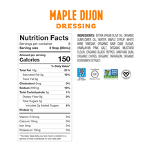 Load image into Gallery viewer, maple-Dijon-ingredients