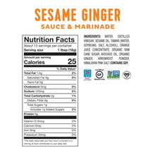Load image into Gallery viewer, sesame-ginger-sauce-ingredients