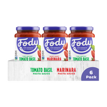 Load image into Gallery viewer, <b><big> Low FODMAP Pasta Sauce </big> </b> <br> Variety 6 Pack <br> <small> Gluten, Onion &amp; Garlic Free</small>
